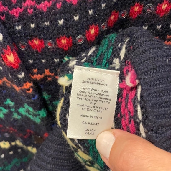 Talbots Fair Isle Cardigan - Picture 6 of 10
